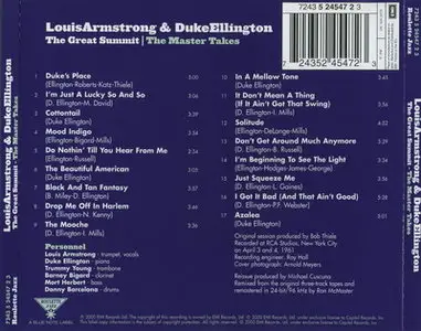 Louis Armstrong & Duke Ellington - The Great Summit Complete Sessions - Deluxe Edition (1961) (Remastered 2000)