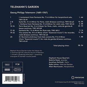 Elephant House Quartet - Telemann's Garden (2019)