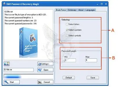 RAR Password Recovery Magic v6.1.1.195