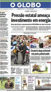 Jornal O Globo - 06 de novembro de 2012 - Terça