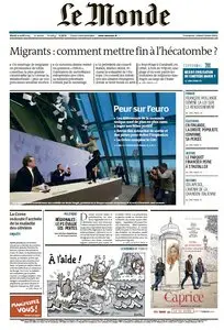 Le Monde du Mardi 21 Avril 2015