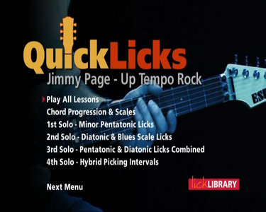 Lick Library - Jimmy Page: Quick Licks Volume 2 - Up Tempo Rock