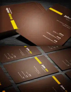 Brown Creative Business Card