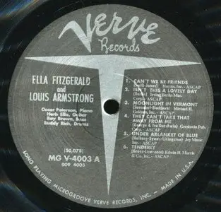 Ella Fitzgerald & Louis Armstrong ‎– Ella And Louis {Speakers Corner} {TWO RIPS} vinyl rip 24/96