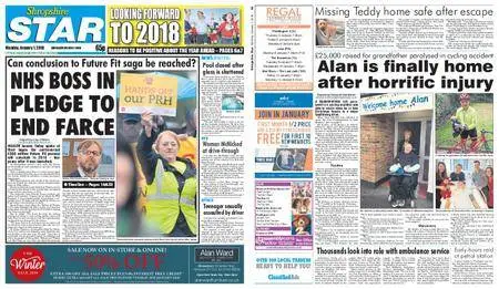 Shropshire Star Shrewsbury Edition – January 01, 2018