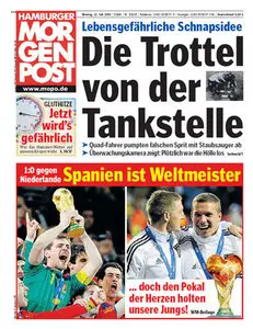 Hamburger Morgenpost vom 12 Juli 2010