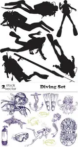 Vectors - Diving Set