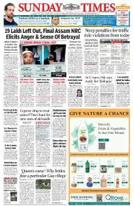 The Times of India (New Delhi edition) - September 1, 2019