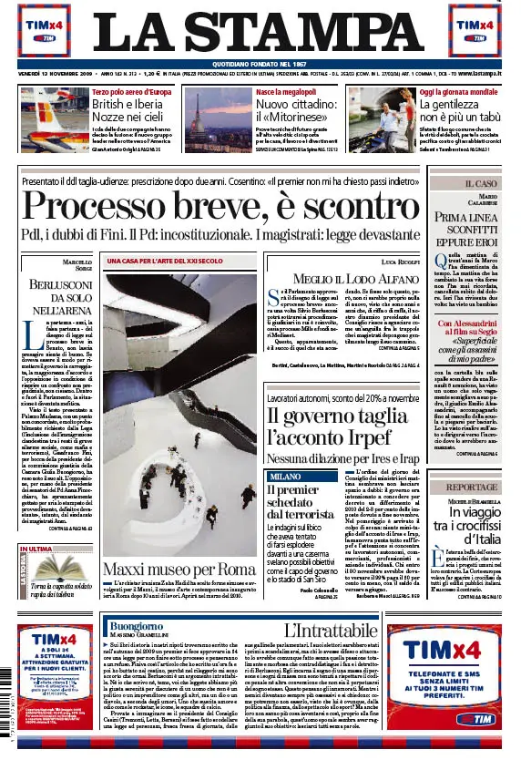 La Stampa(13-11-09)