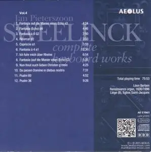 Jan Pieterszoon Sweelinck - Complete Keyboard Works - Leon Berben (2015) {6CDs Set Aeolus AE-11021}