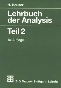 Lehrbuch der Analysis, Teil 2 