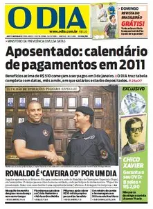 Jornal O Dia em PDF, Sexta, 10 de Dezembro de 2010