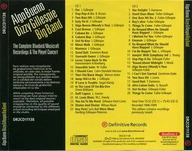 Dizzy Gillespie Big Band - Algo Bueno - The Complete Bluebird/Musicraft Recordings & The Pleyel Concert (1946 - 1949)