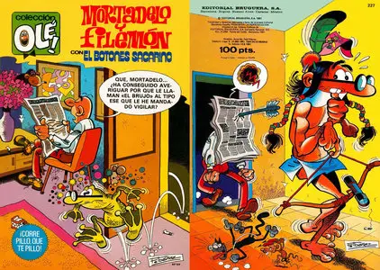 Coleccion Ole #227: Mortadelo y Filemon con El Botones Sacarino