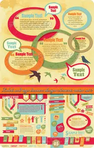 Labels and tags banners design elements vector set 2