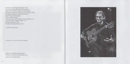 Ferenc Snetberger - In Concert (2016) {ECM 2458}