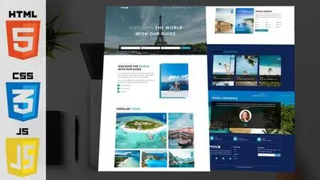Responsive Travel Website Using Html Css & Js