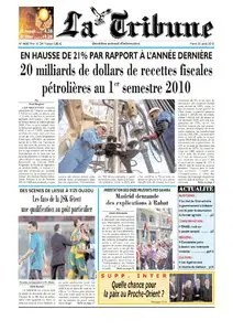 LA TRIBUNE 28 29 30 31 AOUT 2010