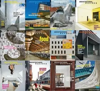 Architectural Record Magazine 2013 Full Collection