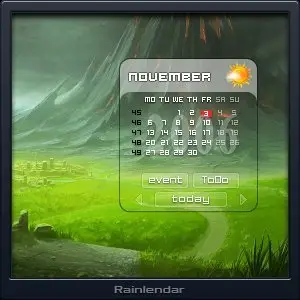 Rainlendar Pro 2.9 Build 102 Beta (x32/x64)