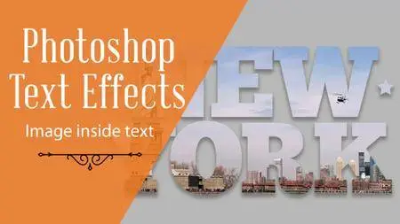 Photoshop Text Effects: How to Put Image Inside Text