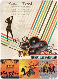 Stock Vector - Music Background