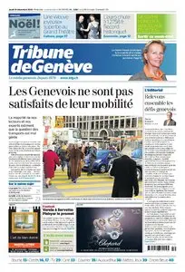 TRIBUNE DE GENEVE  16 Décembre 2010
