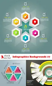 Vectors - Infographics Backgrounds 17