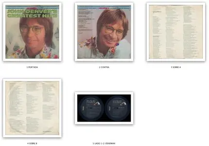 John Denver ‎- John Denver's Greatest Hits, Vol. 2 (1977) US 1st Pressing - LP/FLAC In 24bit/96kHz