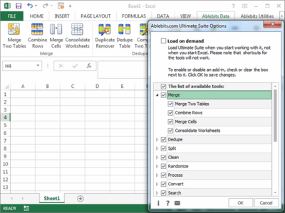 AbleBits Ultimate Suite for Microsoft Excel 2014.4.2.357