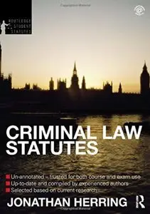 Criminal Law Statutes 2012-2013 [Repost]