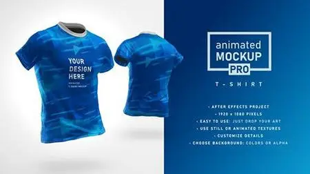 Animated Mockup PRO: 360 Animated T-shirt Mockup Template 30892735