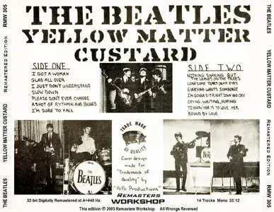 The Beatles - Yellow Matter Custard (1972) {2005 Remasters Workshop} **[RE-UP]**