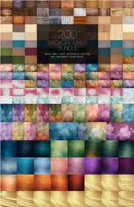 CreativeMarket - 200+ Backgrounds Bundle