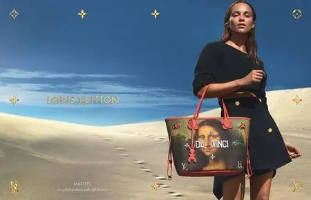 Alicia Vikander by Mert & Marcus for Louis Vuitton X Koons Handbags 2017 Campaign