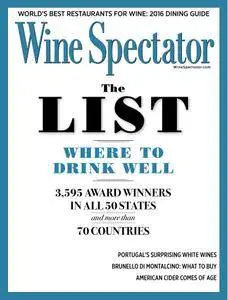 Wine Spectator - August 31, 2016