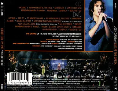 Josh Groban - Live At The Greek (2004) [CD + DVD]