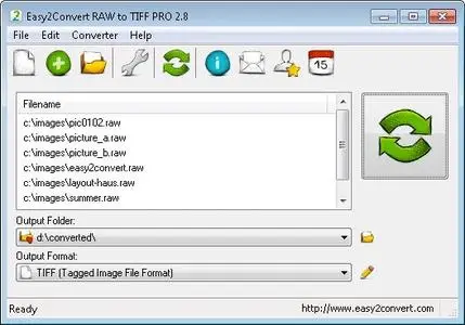 Easy2Convert RAW to TIFF Pro 2.8