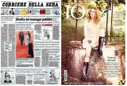 Il Corriere della Sera (29-03-14) + Io Donna