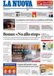 La Nuova Sardegna Sassari - 23 Dicembre 2022