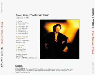 Snowy White - That Certain Thing (1987/2021)