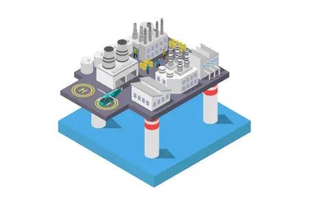 EE - Isometric Oil Rig TX49KSF