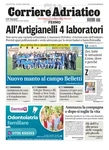 Corriere Adriatico Fermo - 17 Ottobre 2025