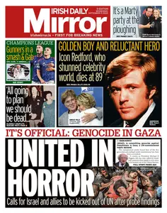 Irish Daily Mirror - 17 September 2025