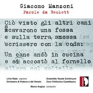 Coro Polifonico Castelbarco - Giacomo Manzoni: Parole da Beckett (2023) [Official Digital Download 24/96]