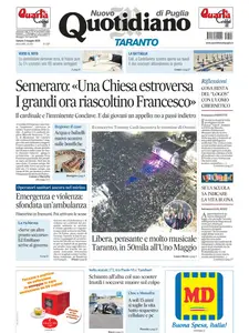 Quotidiano di Puglia Taranto - 3 Maggio 2025