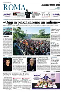 Corriere della Sera Roma - 4 Ottobre 2025