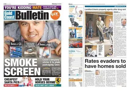 The Gold Coast Bulletin – December 12, 2012