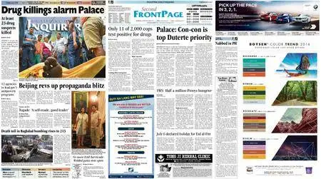 Philippine Daily Inquirer – July 05, 2016