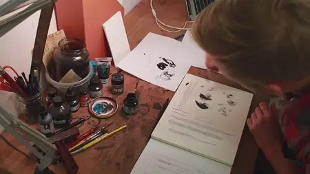 SkillShare - Inky Illustrations: Combining Analogue and Digital Media